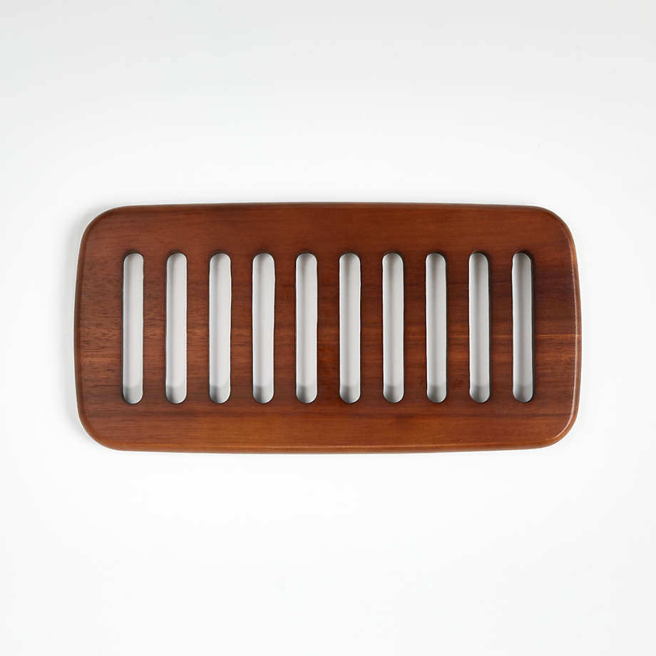 Abella Large Wood Trivet + Reviews Crate & Barrel