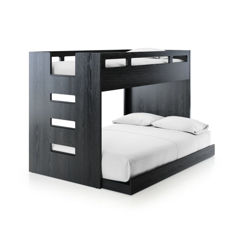 Abridged Charcoal Glaze Wood Kids Twin Over Full Bunk Bed with Left Ladder - image 6 of 7