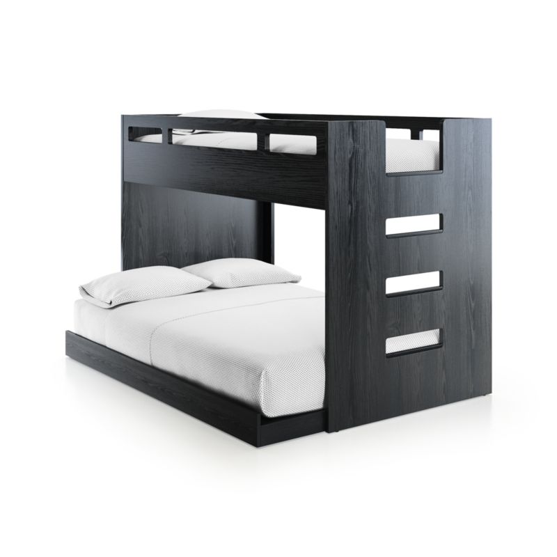 Abridged Charcoal Glaze Wood Kids Twin Over Full Bunk Bed with Right Ladder - image 5 of 6