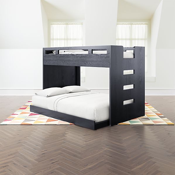 Modern Kids Bunk Beds And Loft, Twin Size Bunk Beds With Mattress