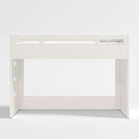 Abridged White Glaze Low Kids Loft Bed