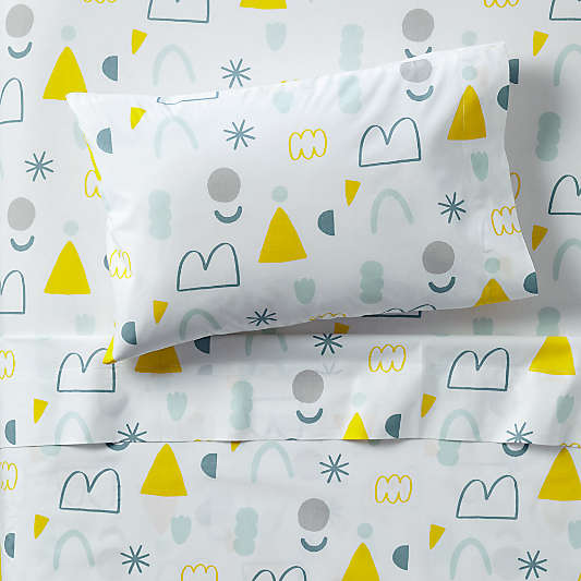 Organic Abstract Toddler Sheet Set