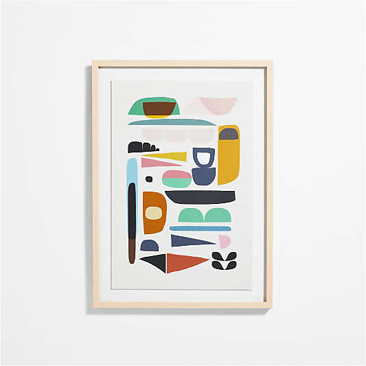 Abstract Large Framed Wall Art Print