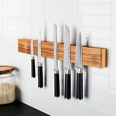View Schmidt Brothers ® Acacia 24" Magnetic Wall Bar details