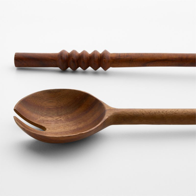 Acacia Burke Salad Servers, Set of 2 - image 8 of 11