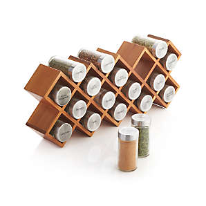 Crate barrel spice rack sale