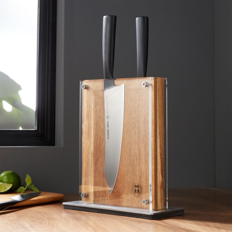 Schmidt Brothers ® Acacia Midtown Knife Block - image 1 of 4