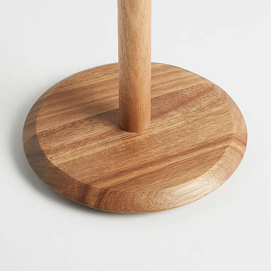 Acacia Wooden Paper Towel Holder