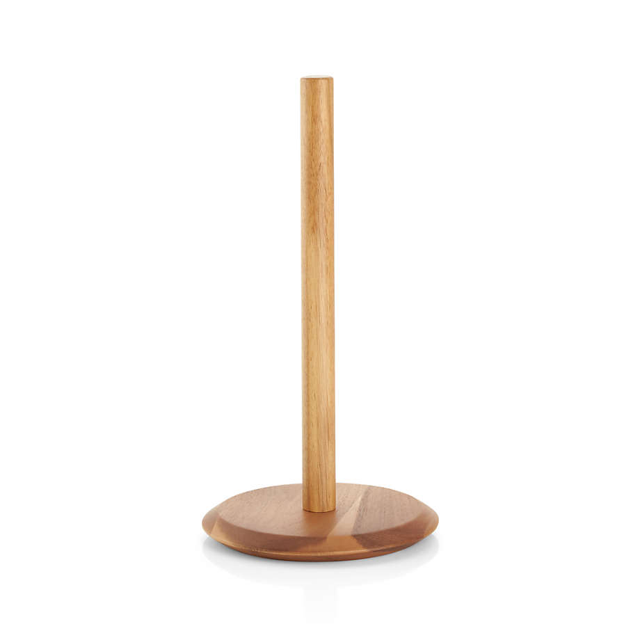 Acacia Wood Paper Towel Holder