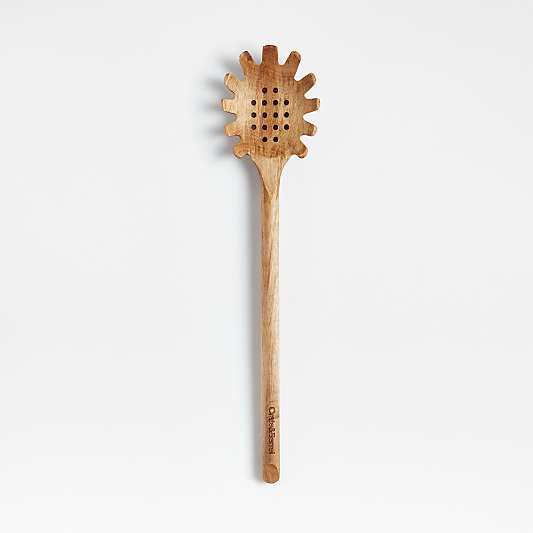 Crate & Barrel Acacia Pasta Spoon