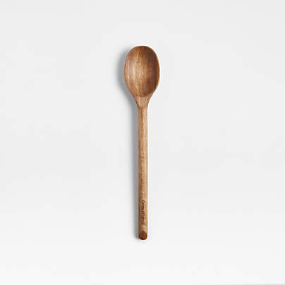 Crate & Barrel Acacia Small Spoon