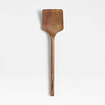 Acacia Wooden Turner Spatula + Reviews | Crate & Barrel