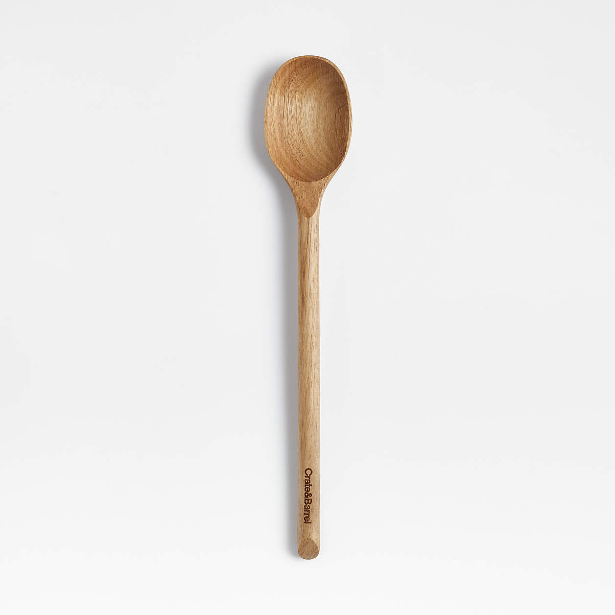 Acacia Wood Serving Spoon + Reviews Crate & Barrel