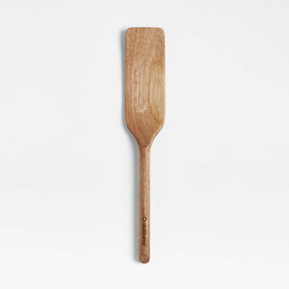 Crate & Barrel Acacia Spurtle Turner | Crate & Barrel