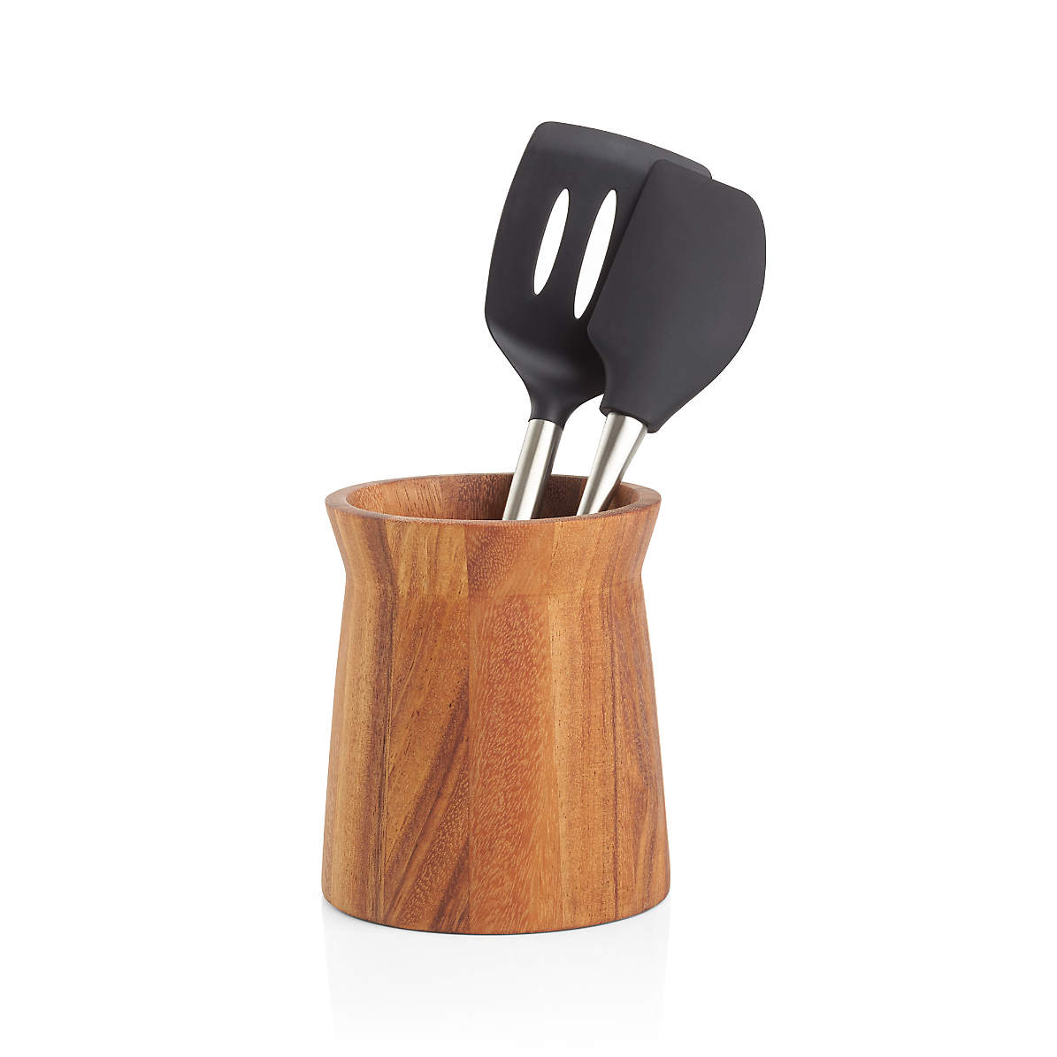 Acacia Utensil Holder Reviews Crate Barrel