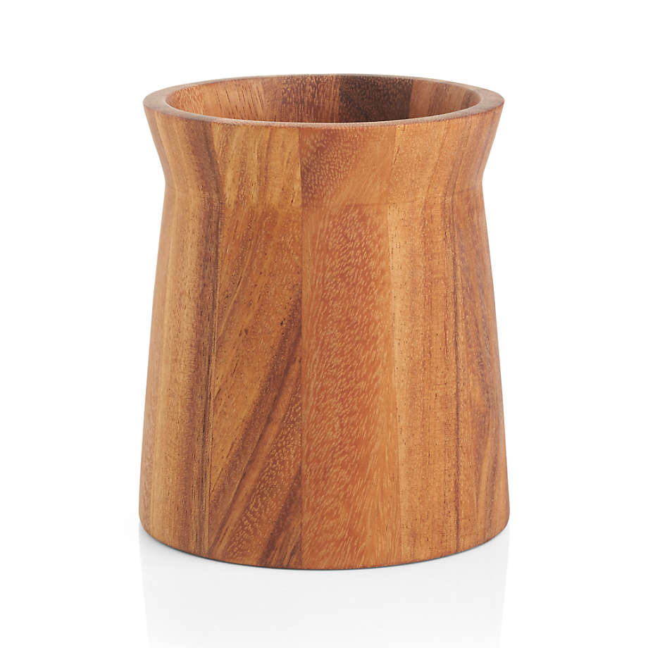 Acacia Utensil Holder