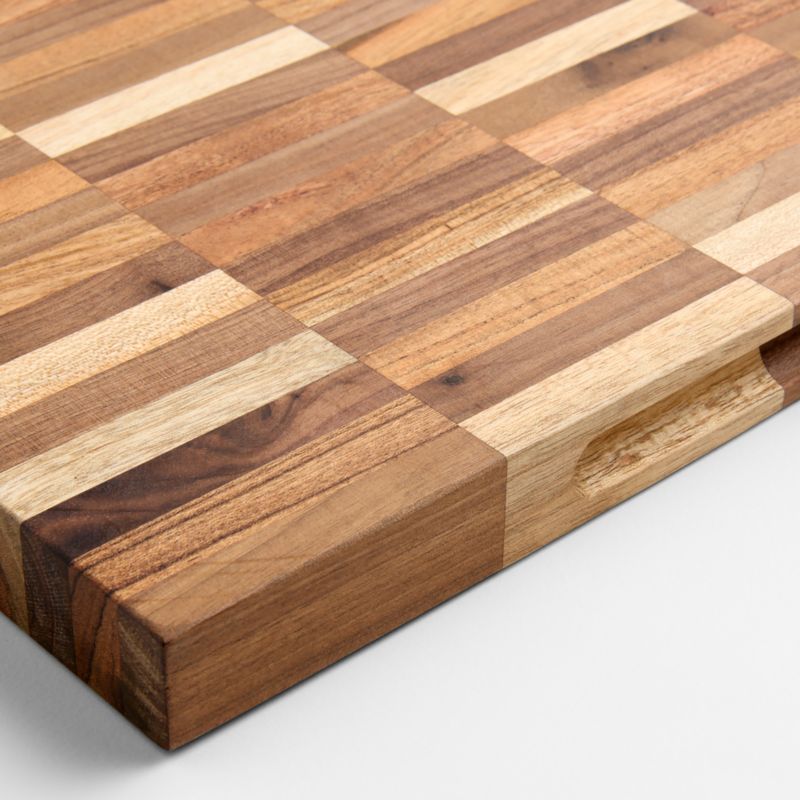 Acacia & Walnut Dash Edge-Grain Cutting Board - image 2 of 3