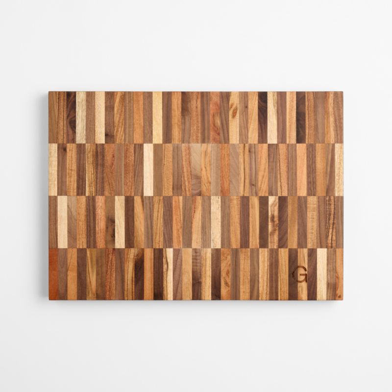Acacia & Walnut Dash Edge-Grain Cutting Board - image 1 of 3