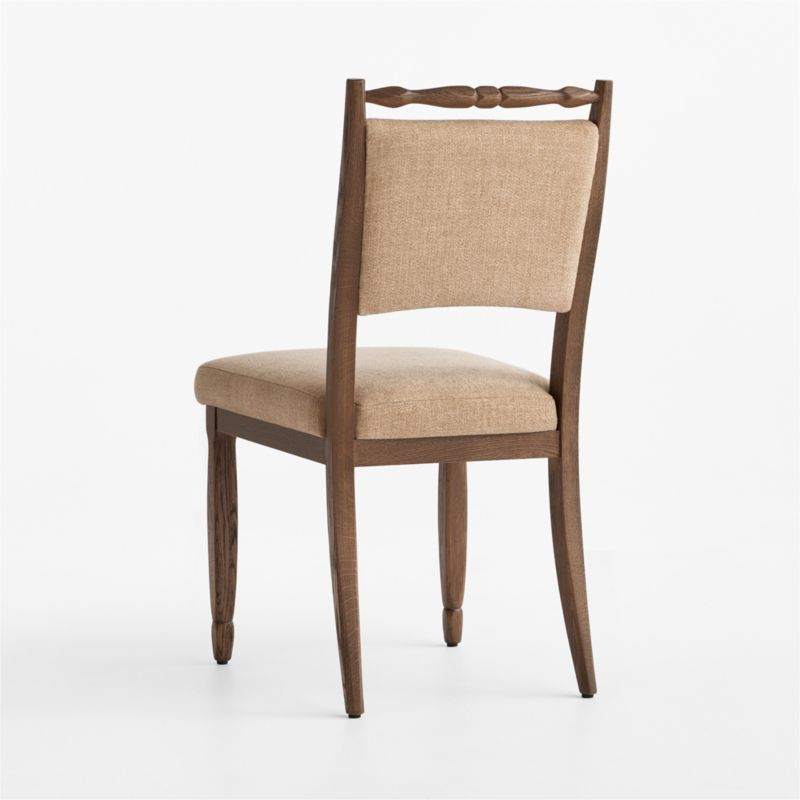 Acland Warm Brown Oak Wood Dining Chair - image 4 of 6