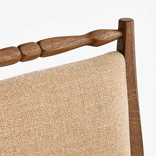 Acland Warm Brown Oak Wood Dining Chair