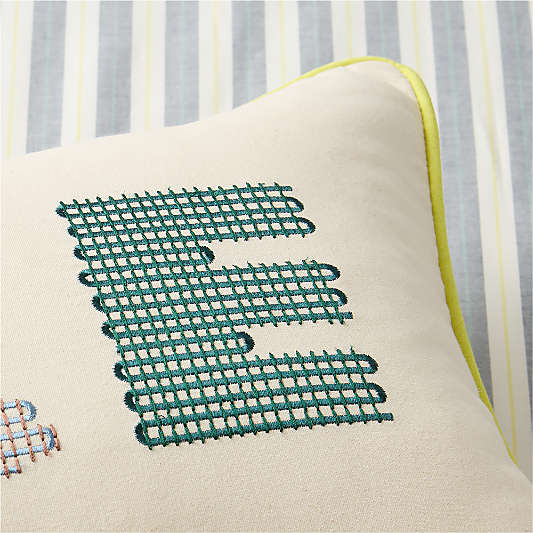 Ace Embroidered Kids Throw Pillow by Venus Williams