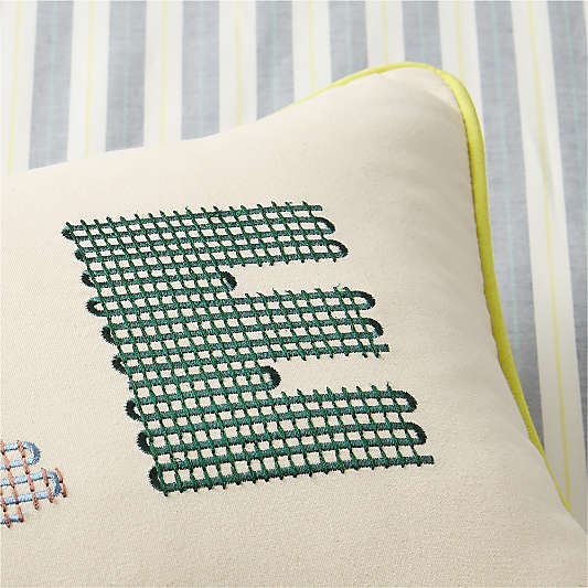 Ace Embroidered Kids Throw Pillow by Venus Williams