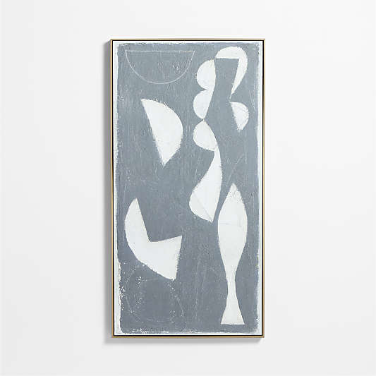 "Across the Universe" by Karen Parisian 30.5"x59.5" Framed Wall Art Print