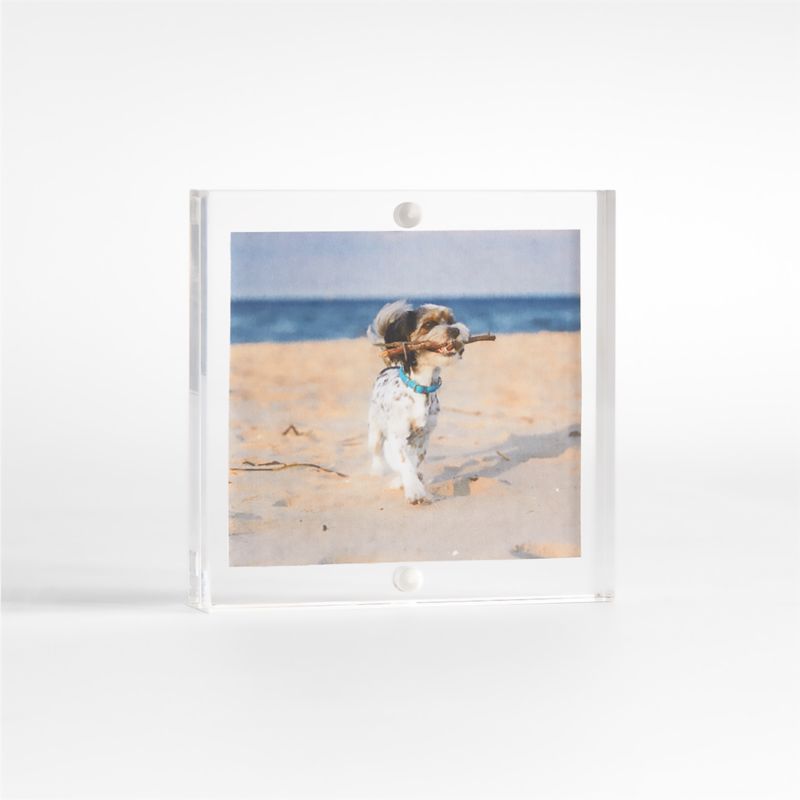 Acrylic 3x3 Block Tabletop Picture Frame - image 2 of 11