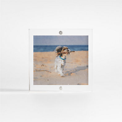 View Acrylic 3x3 Block Tabletop Picture Frame details