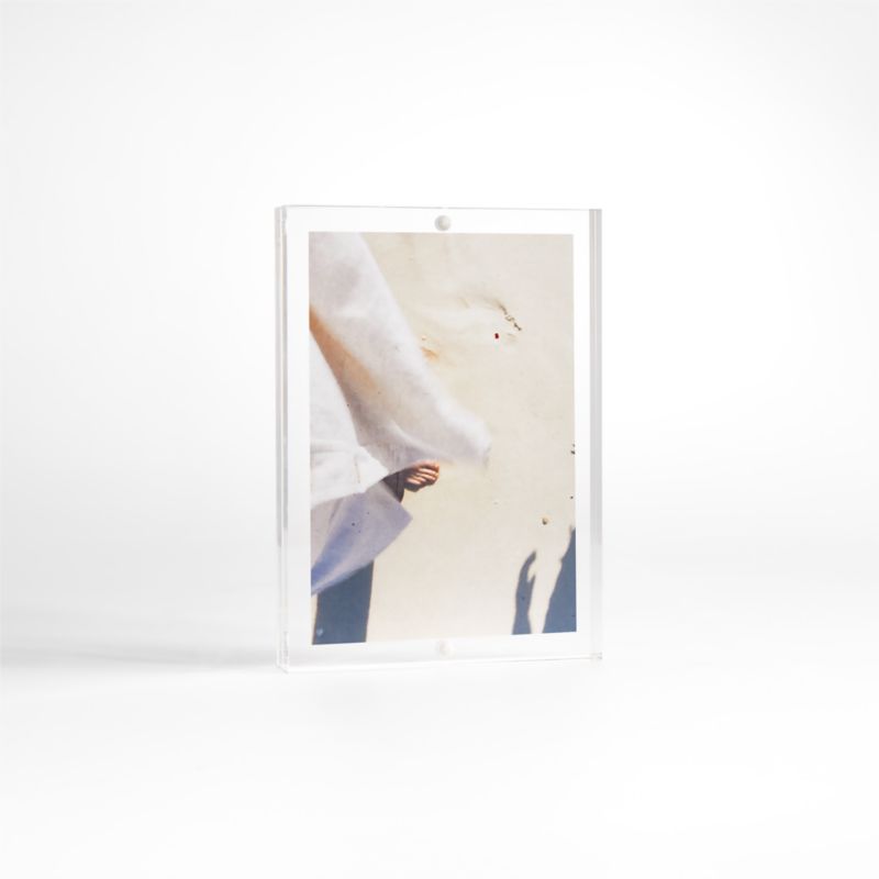 Acrylic 4x6 Block Tabletop Picture Frame - image 1 of 13