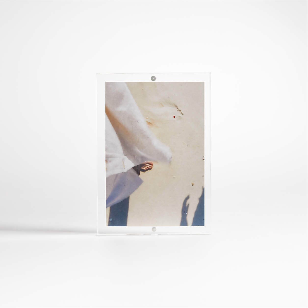 Acrylic 4x6 Block Tabletop Picture Frame + Reviews Crate & Barrel