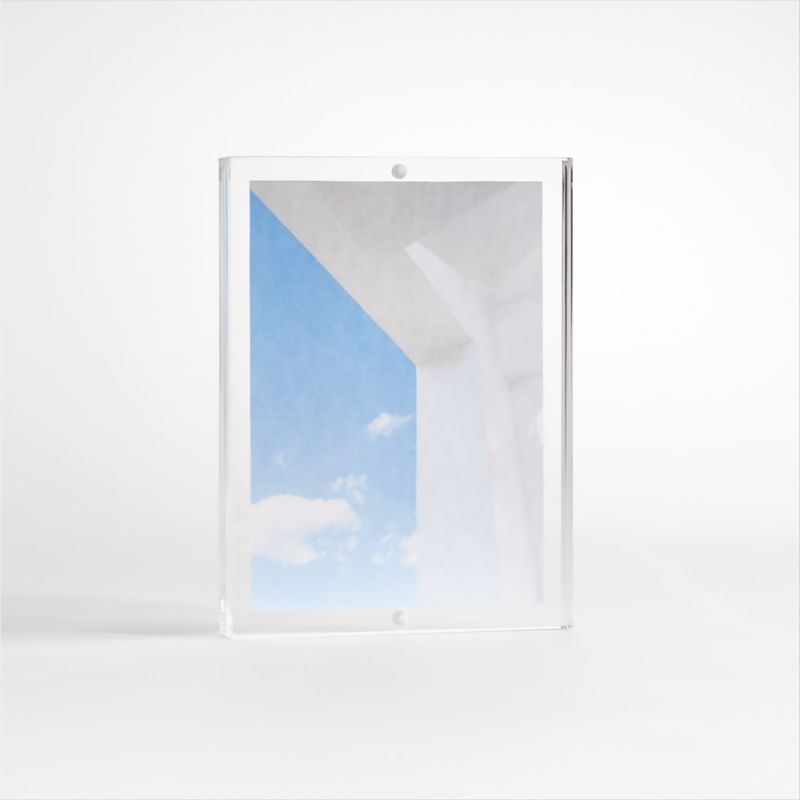 Acrylic 5x7 Block Tabletop Picture Frame - image 1 of 13