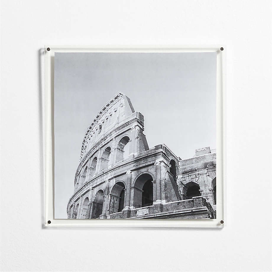Acrylic Picture Frame 6x8 Tabletop Photo Frame Magnetic Double Sided Frame  Free Standing Desktop for Display Photograph