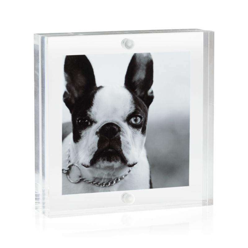 Acrylic 3x3 Block Tabletop Picture Frame - image 10 of 11