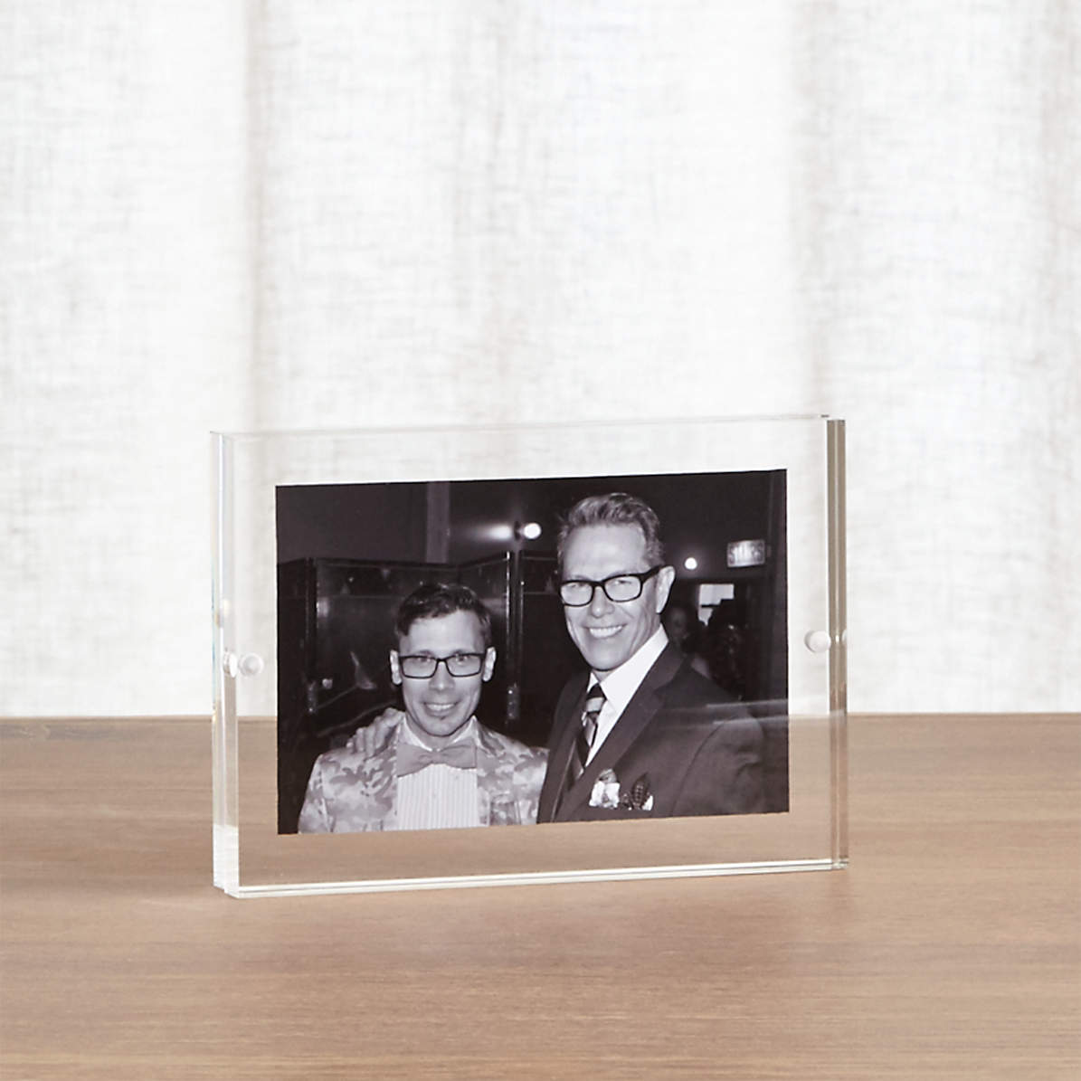 Acrylic 4x6 Block Picture Frame Reviews Crate Barrel