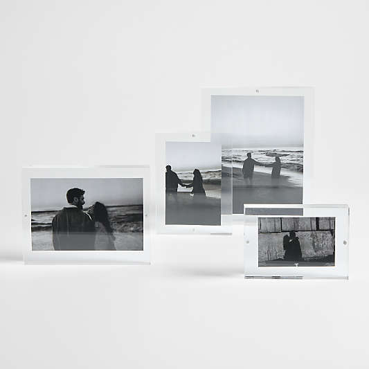 Acrylic 8x10 Block Tabletop Picture Frame