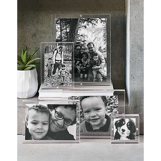 Acrylic 8x10 Block Tabletop Picture Frame