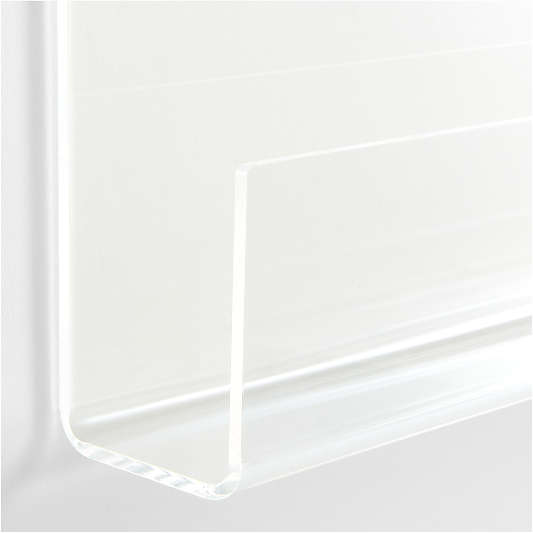 Now You See It Clear Acrylic Large Book Ledge
