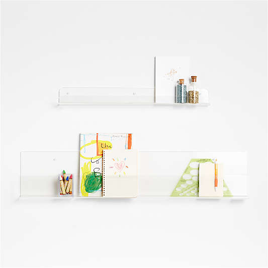 Now You See It Clear Acrylic Large Book Ledge