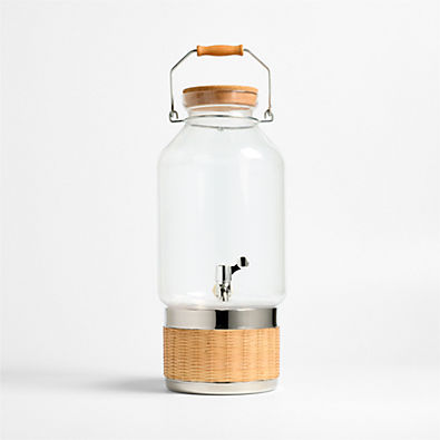 View Acrylic 3-Gallon Drink Dispenser with Amici Stand Set details