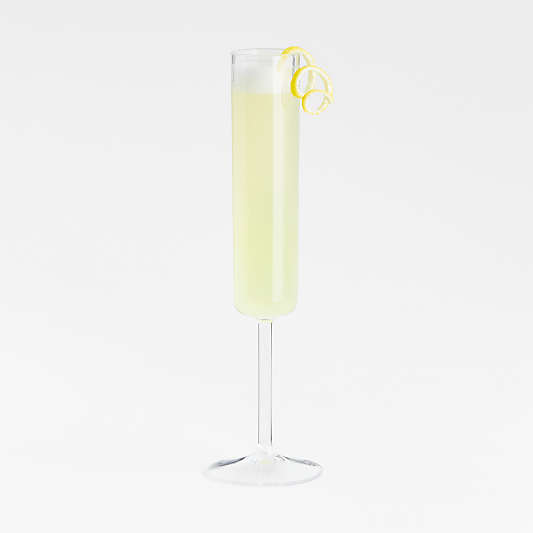 Edge Acrylic Champagne Glass