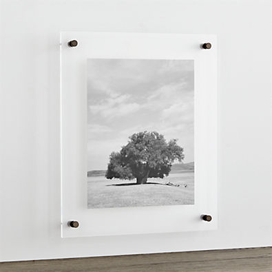View Gunmetal 19x16" Floating Acrylic Wall Frame details