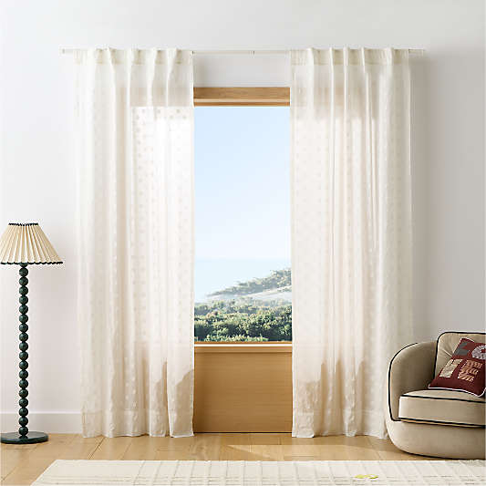 Aces Dobby Weave Sheer Kids Curtain Panel by Venus Williams