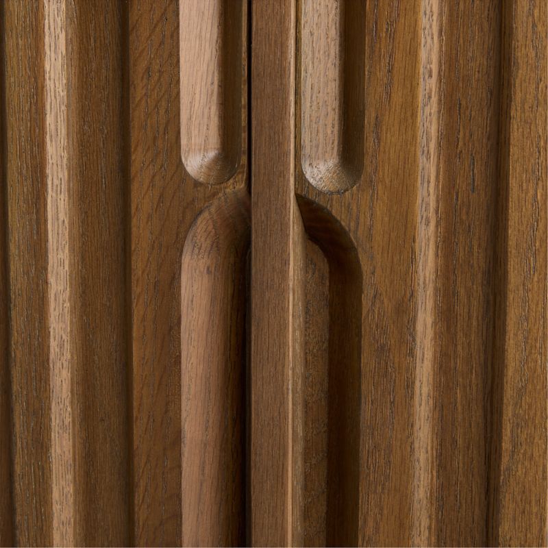 Ada 40" Fumed Oak Closed Storage Cabinet - image 6 of 7