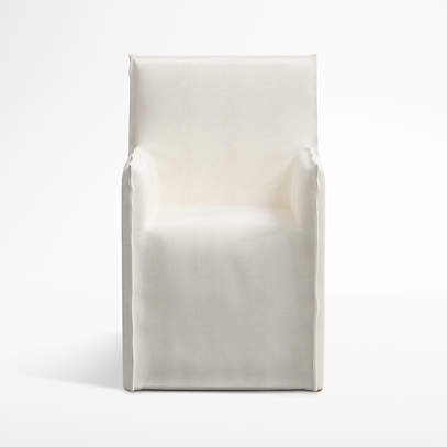 Crate and barrel white dining outlet chairs