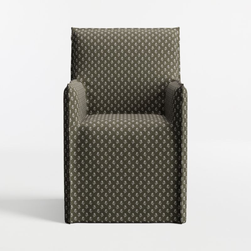 Addison Flange Slipcovered Dining Armchair - image 2 of 6