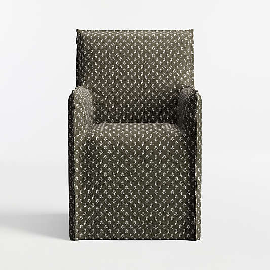 Replacement Slipcover for Addison Flange Dining Armchair