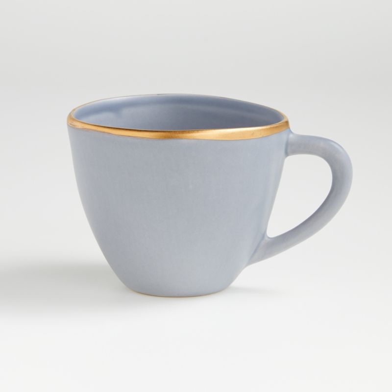 Addison Grey Gold Rim Mug