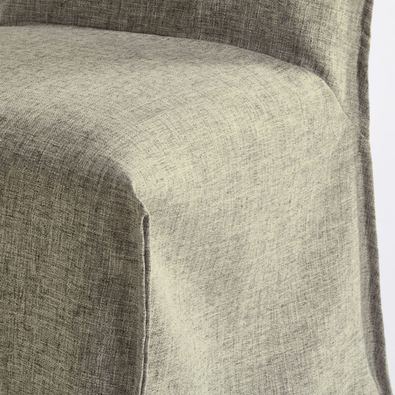 Addison Flax Linen Flange Slipcover Dining Chair - image 5 of 11