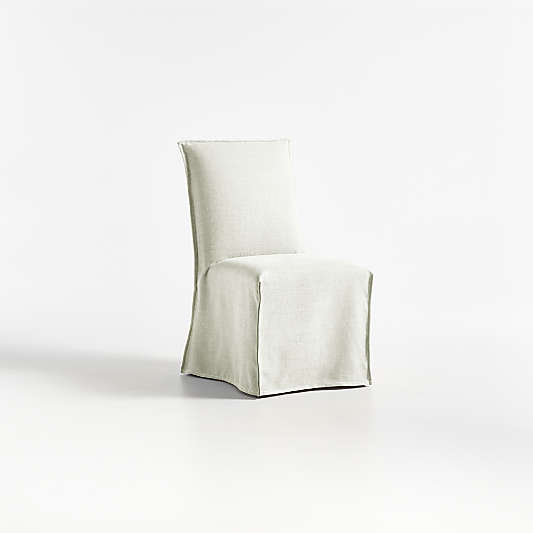 Addison Flange Slipcovered Dining Side Chair